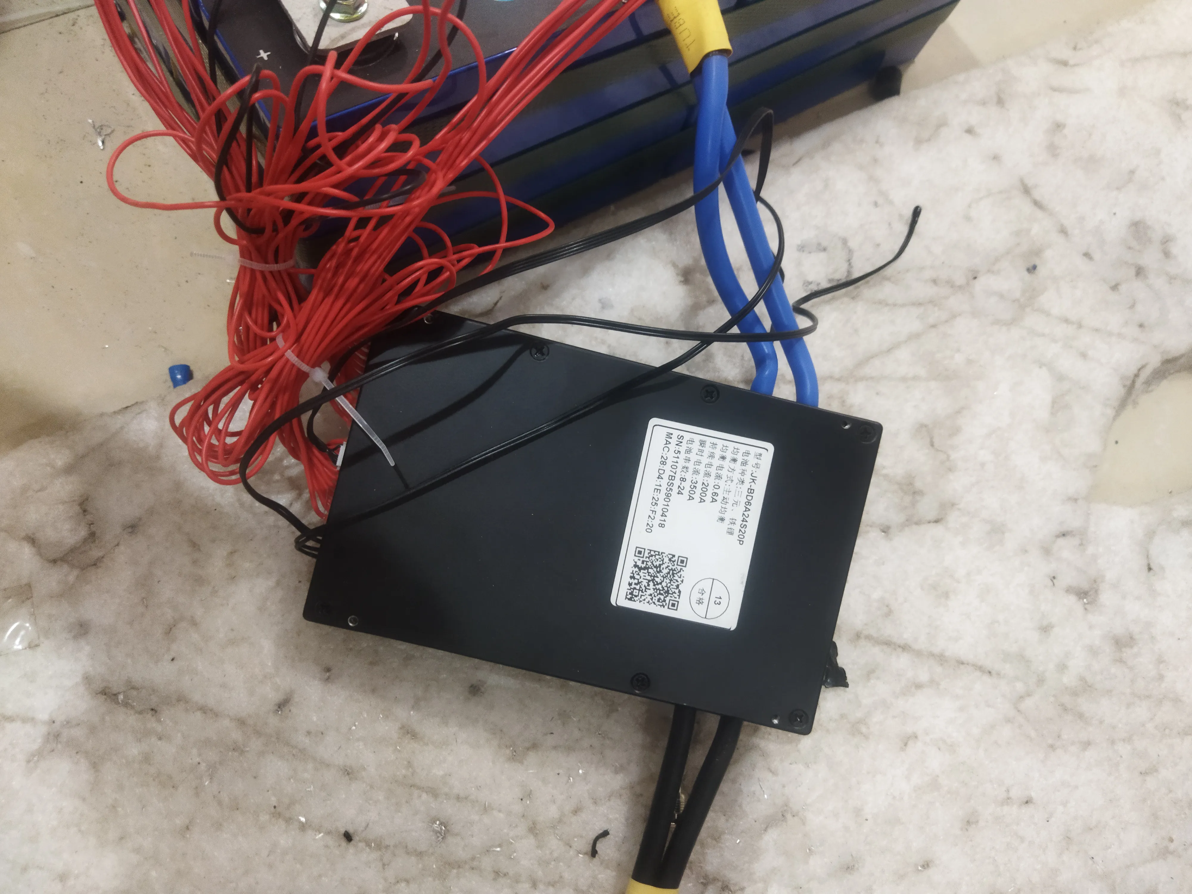 JK-BD6A24S20P Smart Active Balance BMS 200A | 8S–24S | Bluetooth & LCD Display | LiFePO4 Li-ion LTO Battery BMS - View 7