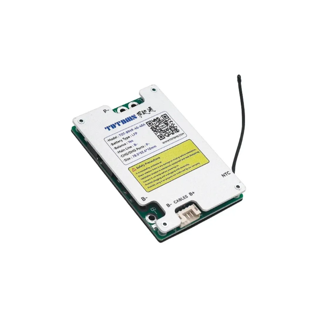 TDT 4S 40A LiFePO4 BMS with Balancing | 12.8V Battery Management System for Solar, UPS & Lithium Battery Packs - View 2
