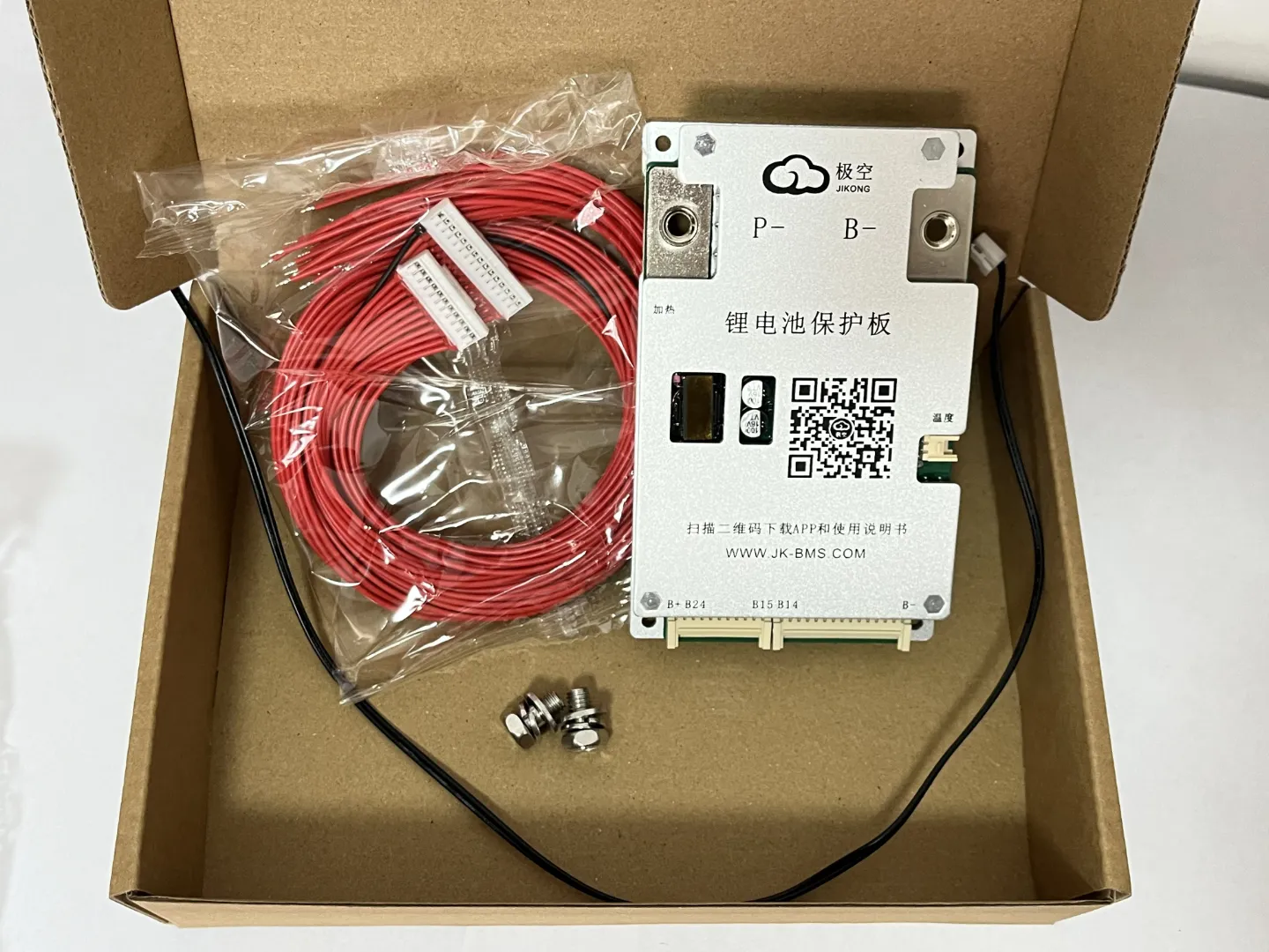 JK-BD4A20S4P Smart BMS 4S-20S with 0.4A Active Balancing for LiFePO4, Lithium-Ion & LTO Batteries