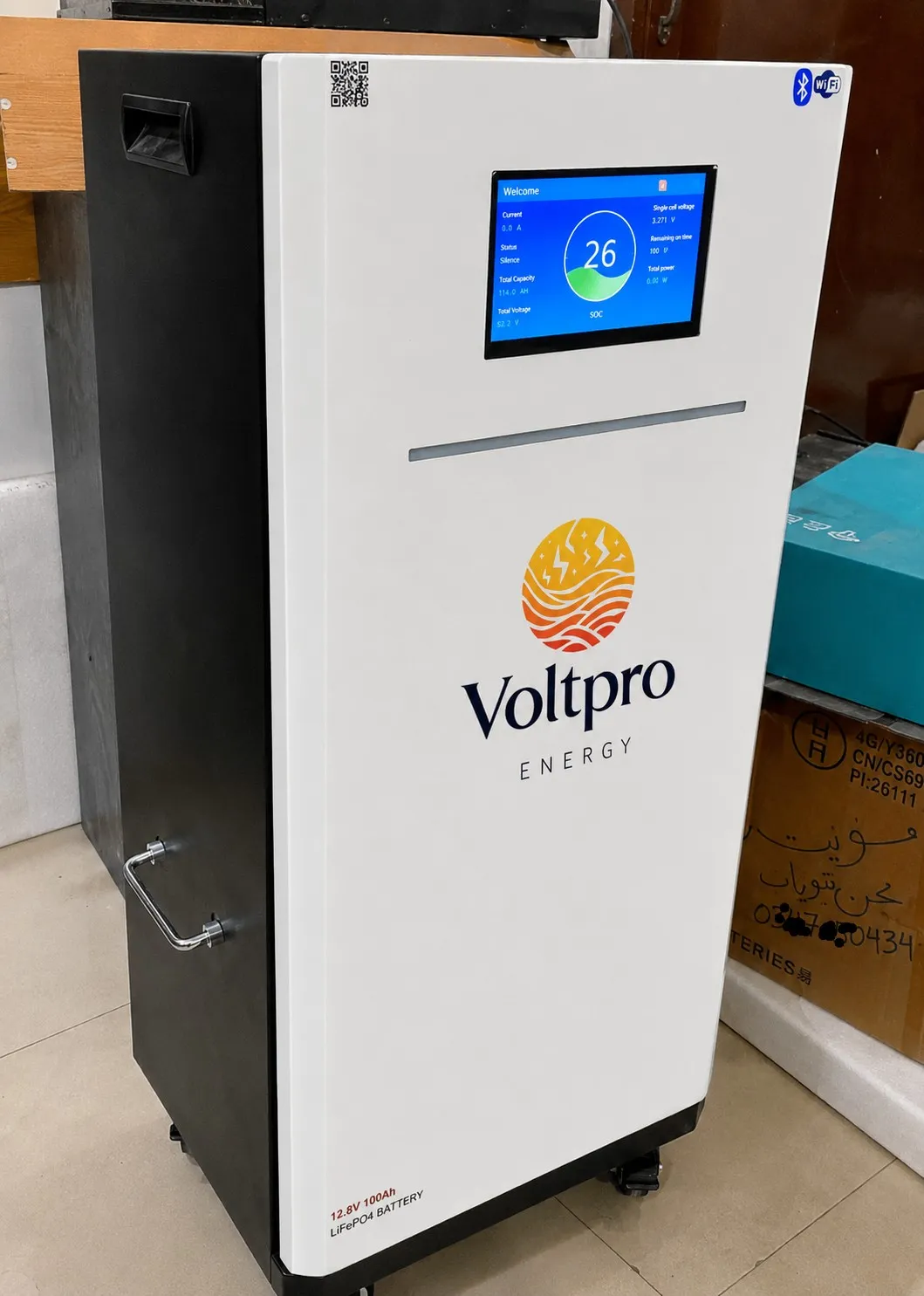 Voltpro Energy 24V 314Ah LiFePO4 Battery | EVE A-Grade 8000+ Cycles | JK Inverter BMS PB2A16S20P | 200A | 2A Active Balancing