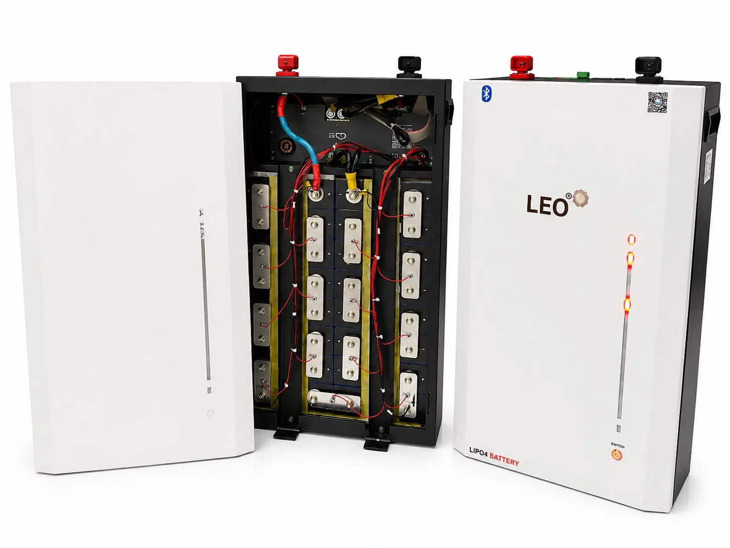 Voltpro Energy 51.2V 100Ah LiFePO4 Battery | JK Inverter BMS | 1A Active Balancing | CAN/RS485 | LED SOC