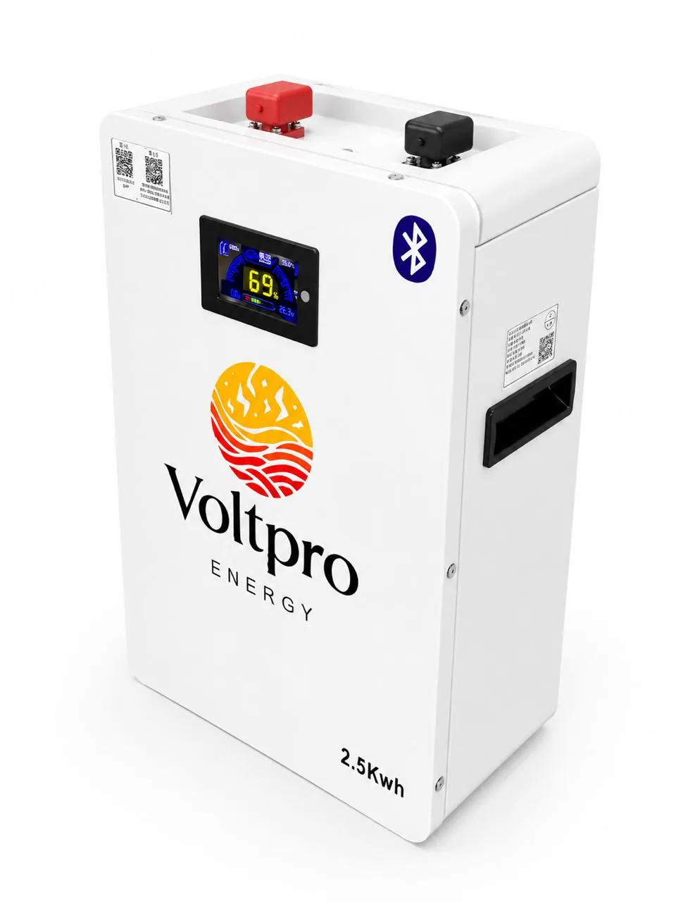 Voltpro Energy 24V 100Ah LiFePO4 Lithium Battery | EVE Grade A Cells | JK Smart BMS | 1A Active Balancing | 2.56kWh - View 4
