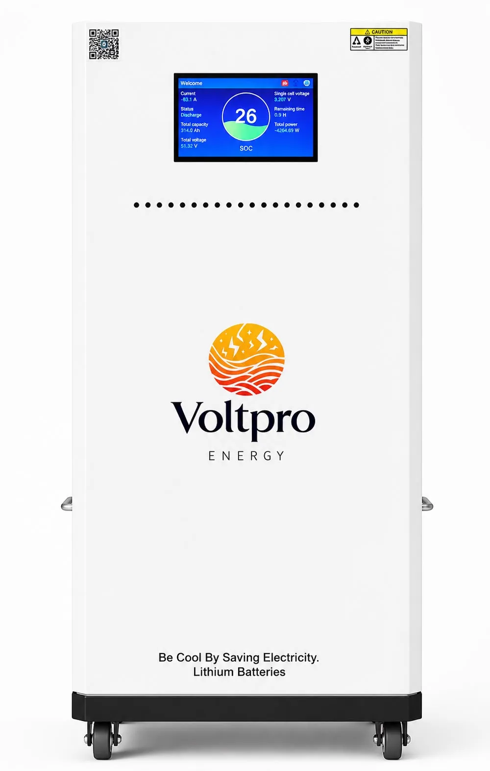Voltpro Energy 24V 314Ah LiFePO4 Battery | EVE A-Grade 8000+ Cycles | JK Inverter BMS PB2A16S20P | 200A | 2A Active Balancing
