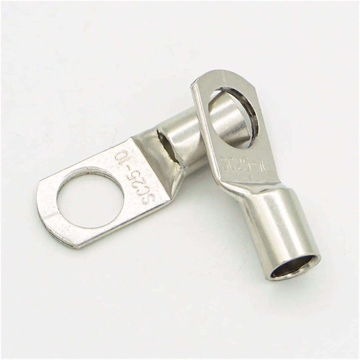 25mm² Copper Battery Lug | Nickel-Plated Heavy-Duty Cable Terminal | LiFePO4 & Inverter Battery - View 8