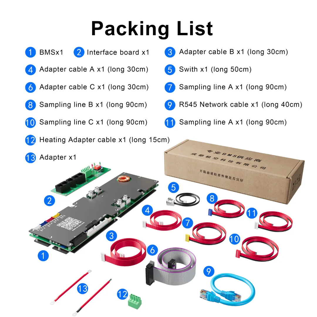 JK-PB1A16S20P Inverter BMS 200A with 1A Active Balancer | 350A Peak Discharge | 8S-16S LiFePO4, Lithium-Ion & LTO Battery Man