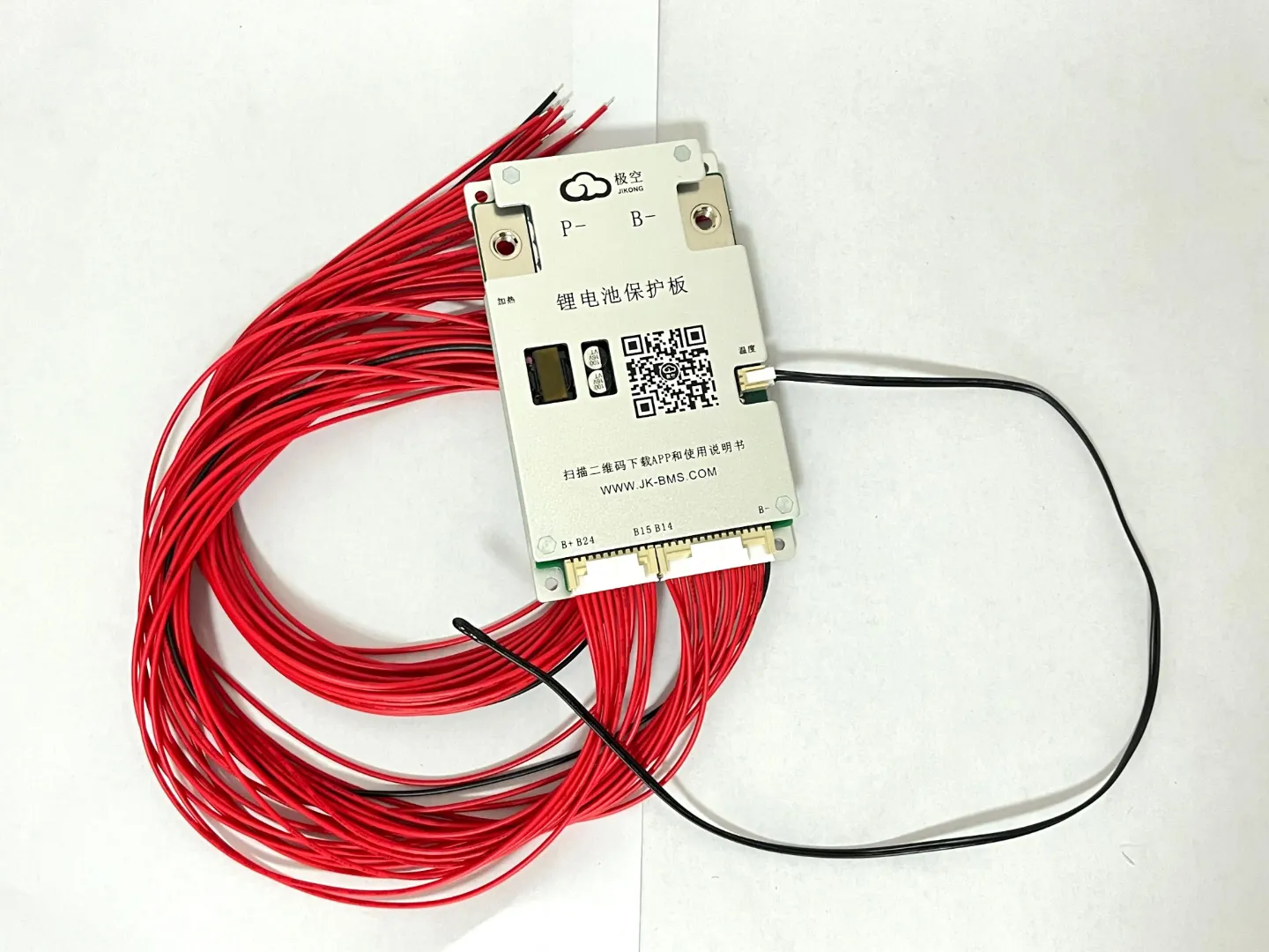 JK-BD4A24S10P Smart BMS 100A with 0.4A Active Balancer | 8S-24S LiFePO4, Lithium-Ion & LTO Battery Management System | Blueto