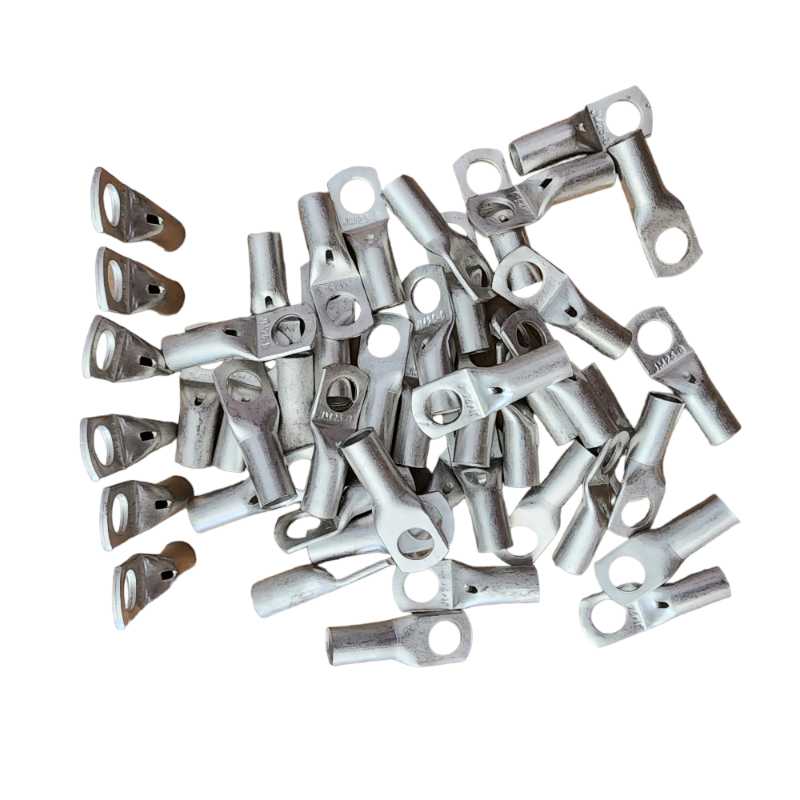 16mm² Copper Battery Cable Lug | Nickel-Plated Terminal | LiFePO4, Solar & Inverter Battery - Angle 3