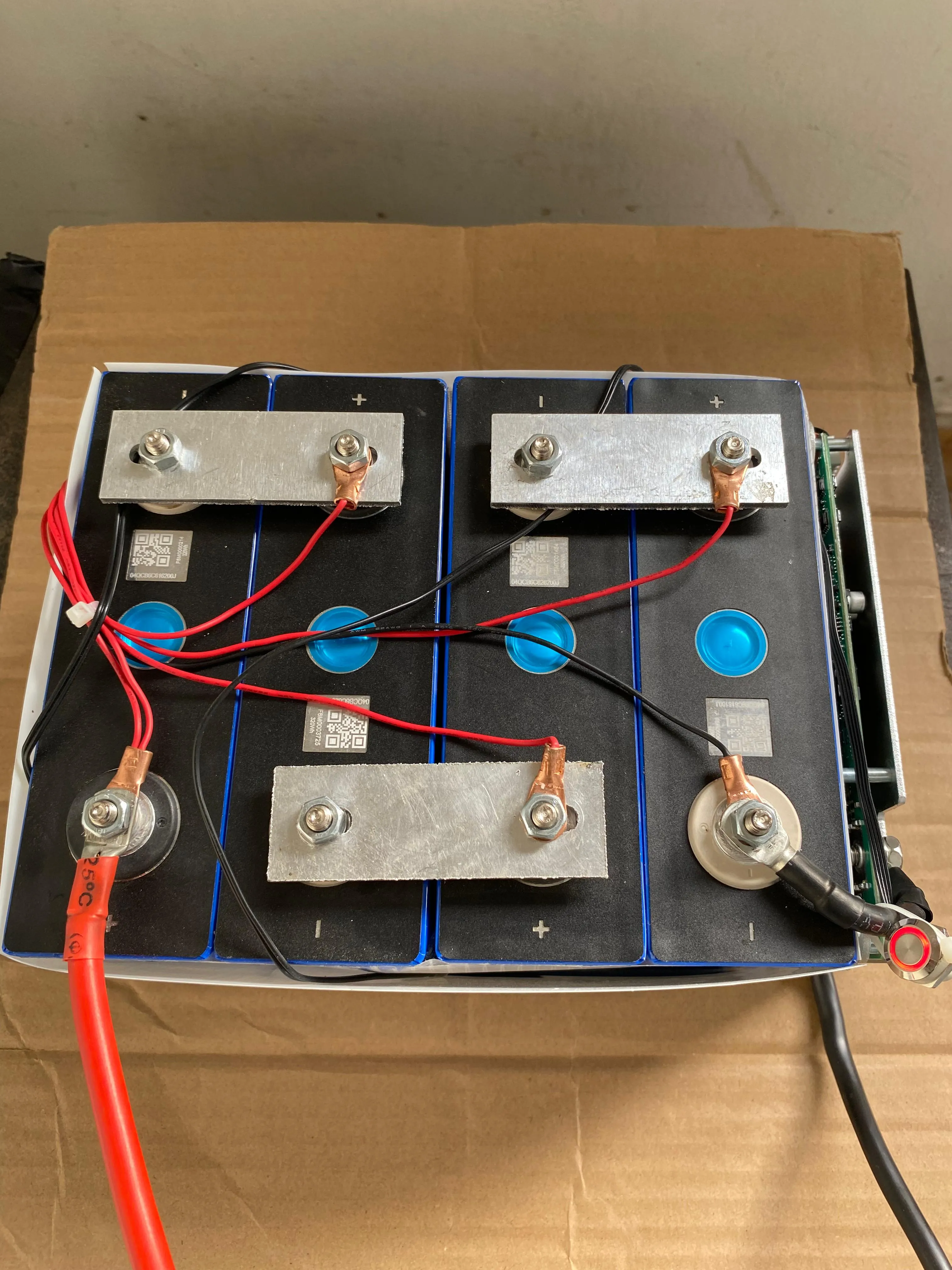 12V 100Ah LiFePO4 Open Battery EVE A Grade 6000+ Cycles | JK Smart BMS 100A | 200A Peak | 1A Active Balancing - View 6