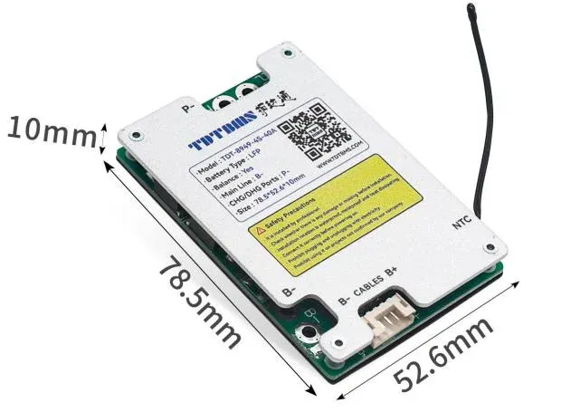 TDT 4S 40A LiFePO4 BMS with Balancing | 12.8V Battery Management System for Solar, UPS & Lithium Battery Packs
