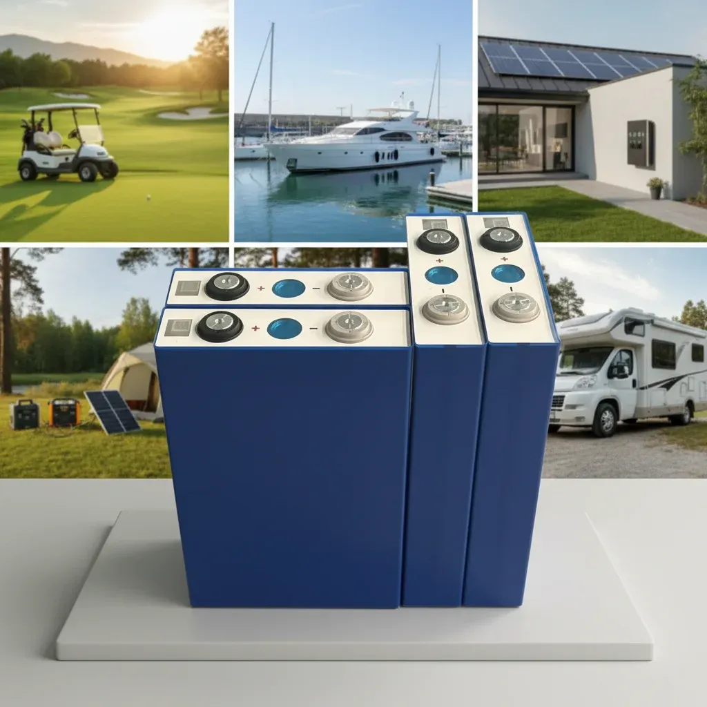 EVE LF105 3.2V 105Ah A-Grade LiFePO4 Cell | 6000 Cycles | 0.28mΩ IR | 3C Discharge | EV Battery Cell - View 3