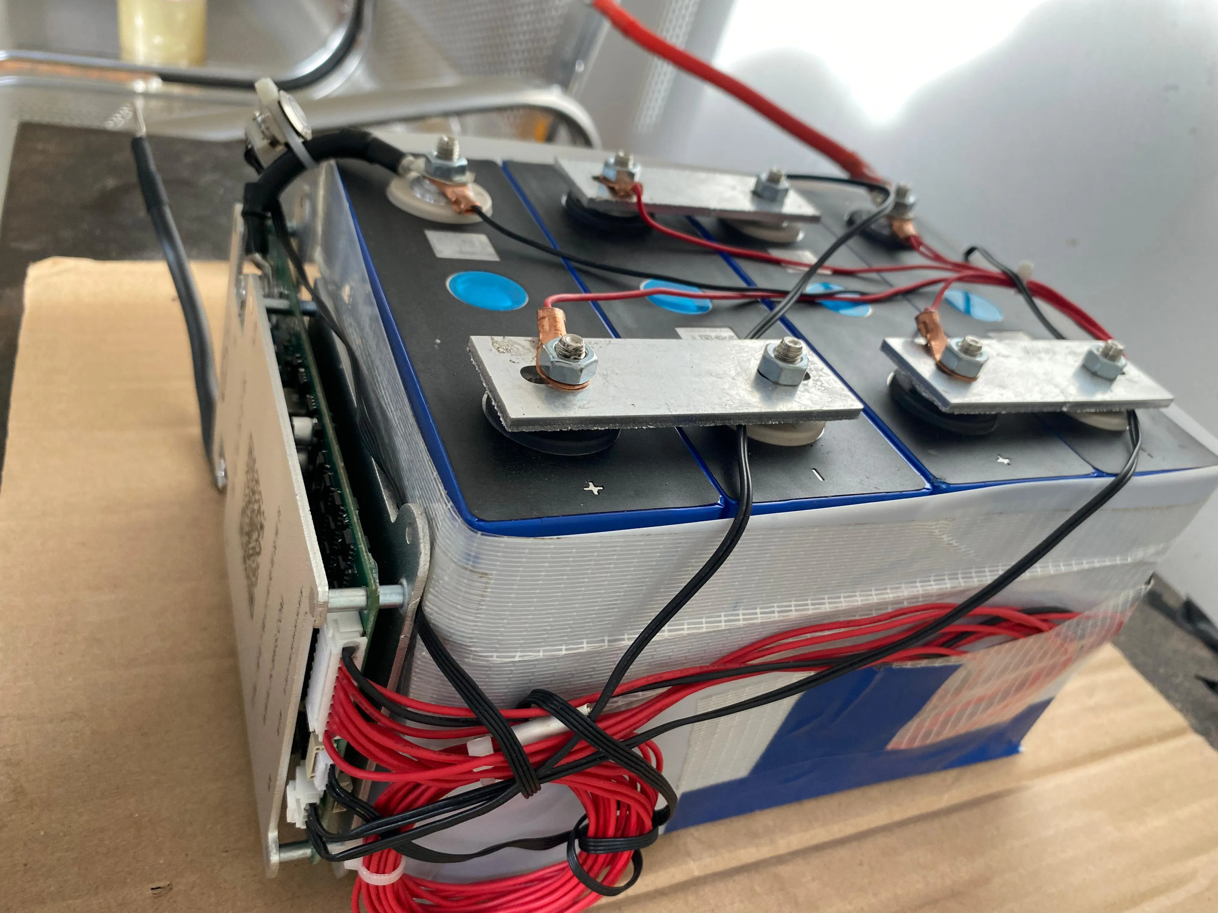 12V 100Ah LiFePO4 Open Battery EVE A Grade 6000+ Cycles | JK Smart BMS 100A | 200A Peak | 1A Active Balancing - View 7