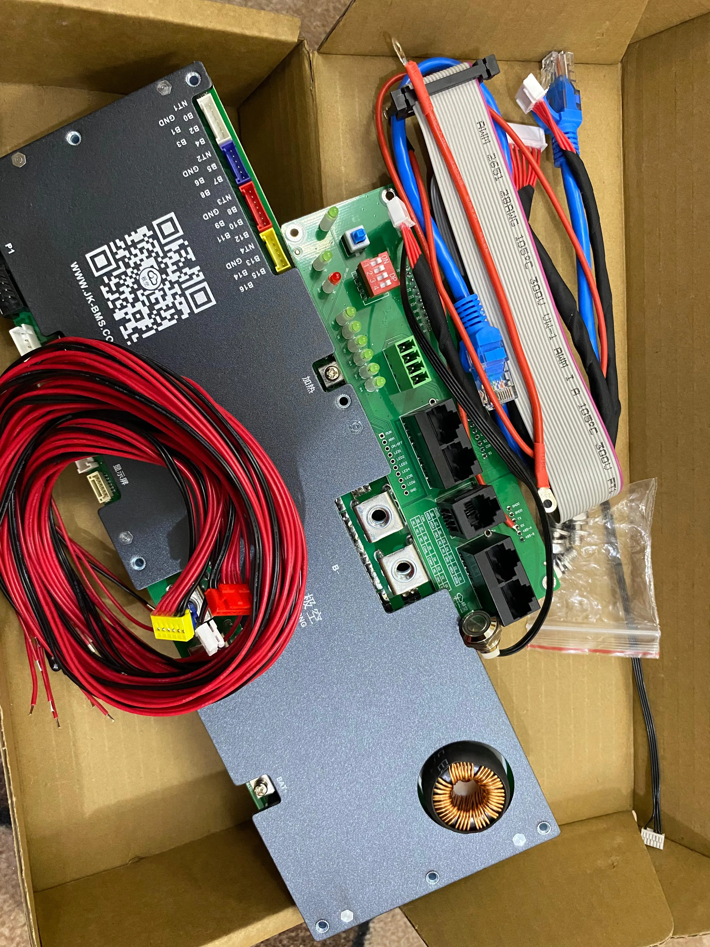 JK-PB1A16S20P Inverter BMS 200A with 1A Active Balancer | 350A Peak Discharge | 8S-16S LiFePO4, Lithium-Ion & LTO Battery Man