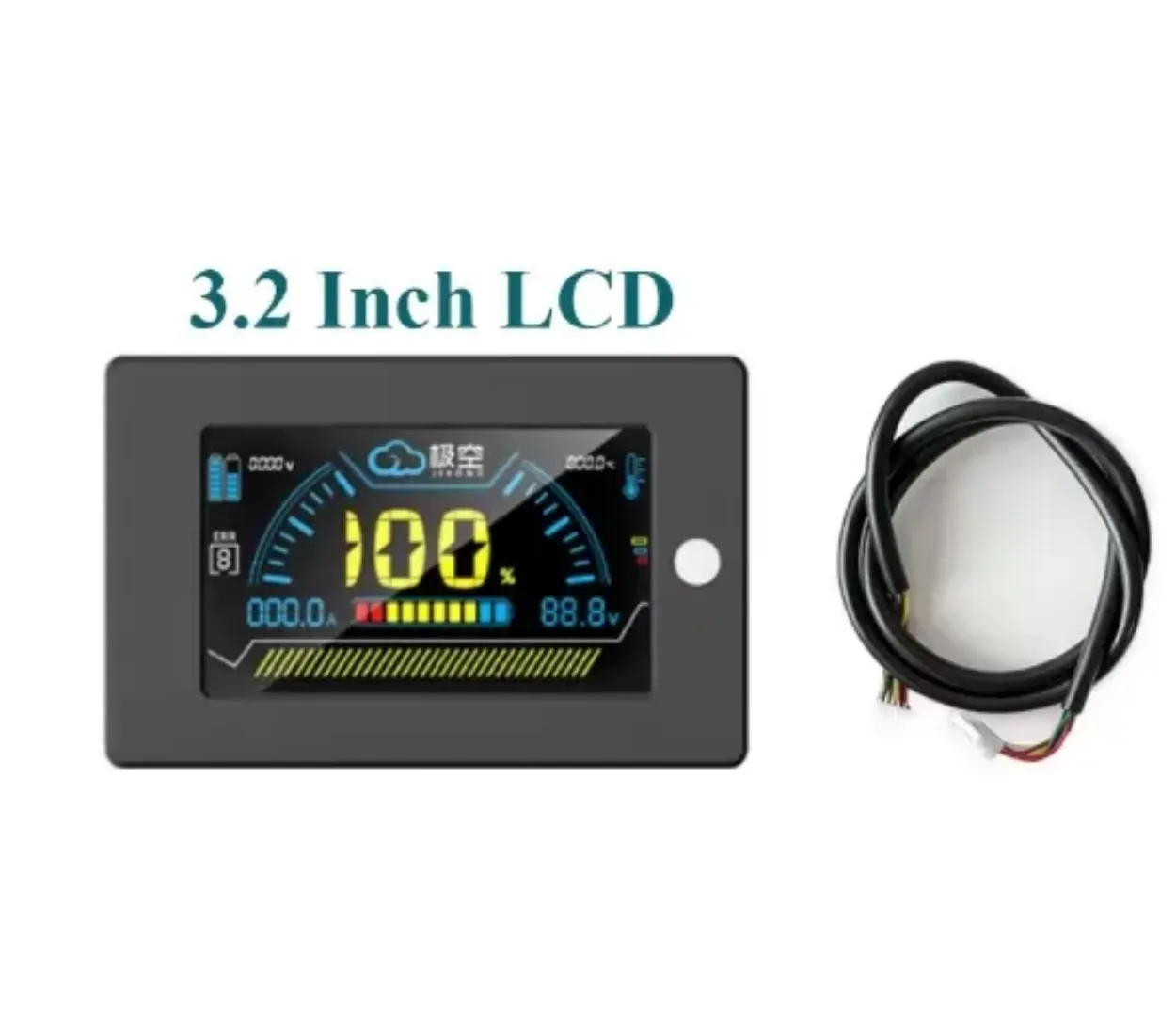 JK Smart LCD Display 3.2 Inch for JK BMS | Real-Time Battery Monitoring Screen - View 3