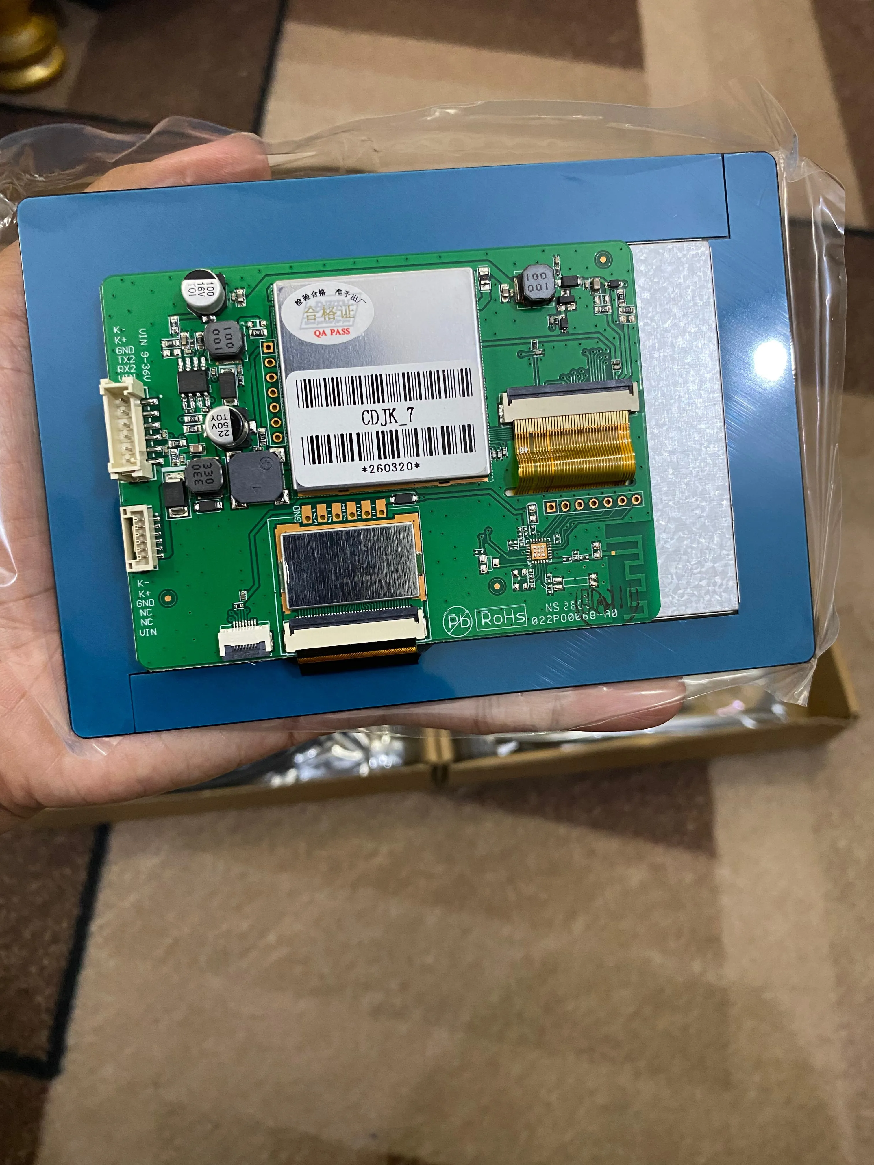 JK V19 4.3 Inch Touch LCD Display for PB Series Inverter BMS – Smart Battery Monitor - View 7