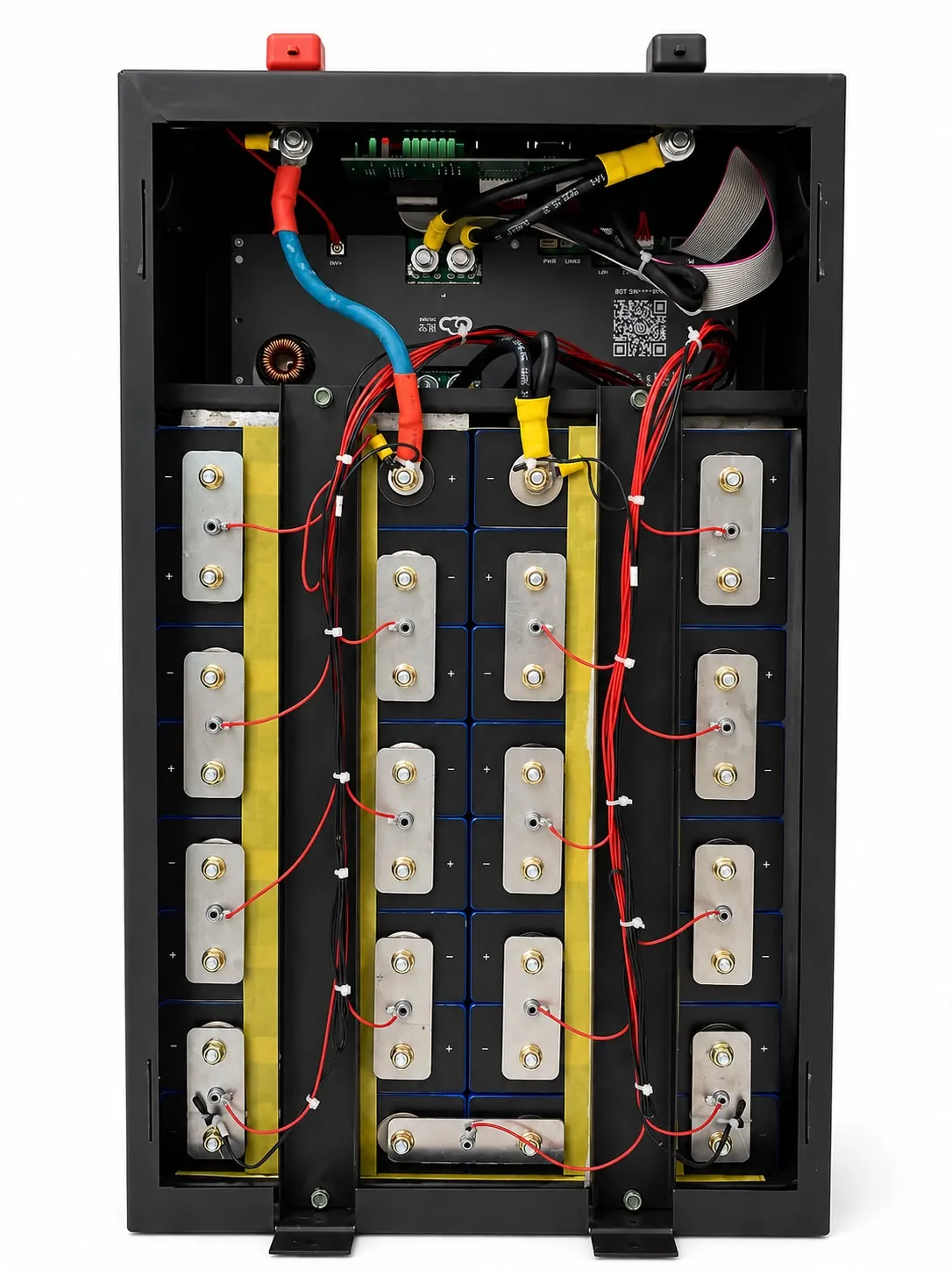 Voltpro Energy 16S 100Ah LiFePO4 Battery Box | 24V 200Ah Battery Casing | Smart & JK Inverter BMS Support | LED SOC Indicator