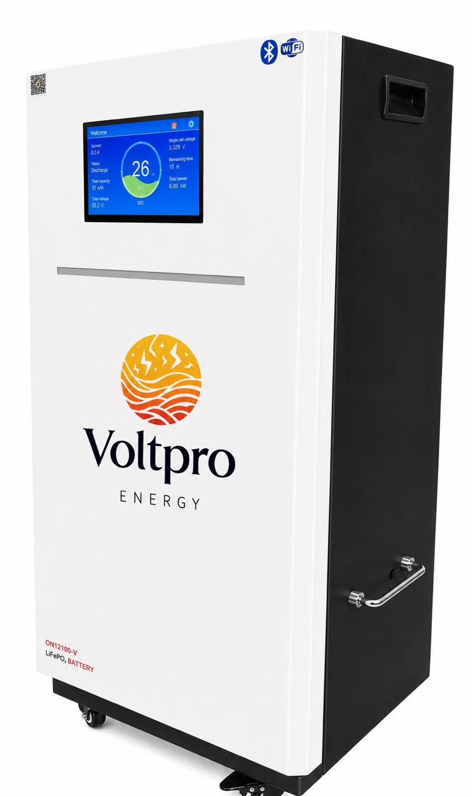 Voltpro Energy 24V 314Ah LiFePO4 Battery | EVE A-Grade 8000+ Cycles | JK Inverter BMS PB2A16S20P | 200A | 2A Active Balancing